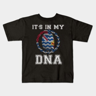 British Indian Ocean Territory  It's In My DNA - Gift for Biot From British Indian Ocean Territory Kids T-Shirt